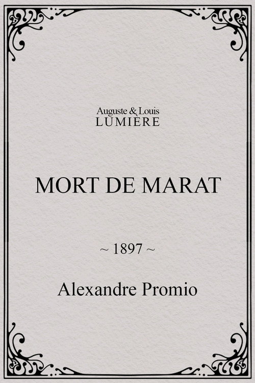 Mort de Marat poster