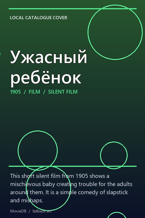 Ужасный ребёнок poster