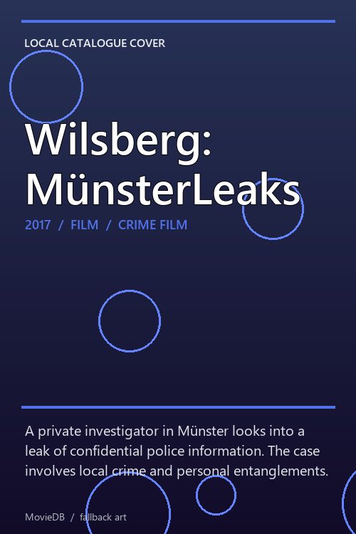 Wilsberg: MünsterLeaks poster