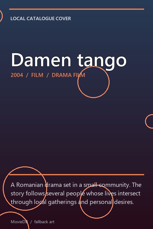 Damen tango poster