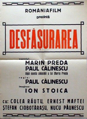 Desfășurarea poster