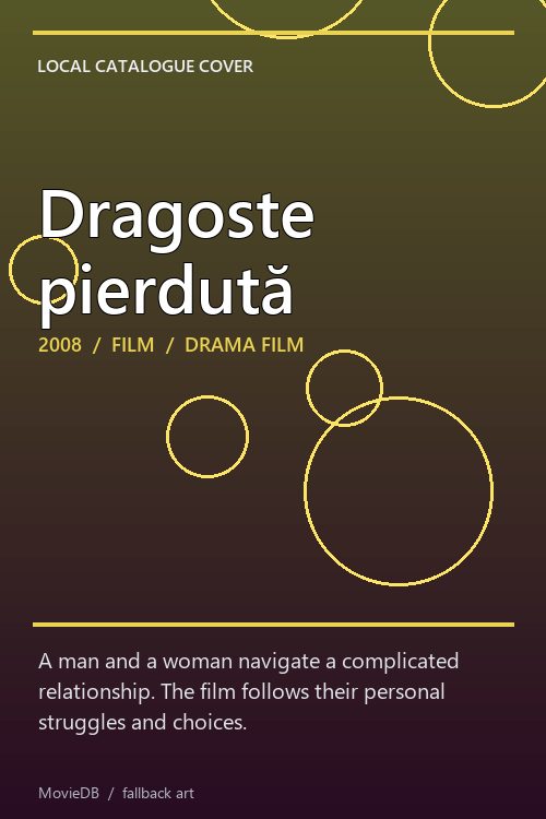 Dragoste pierdută poster