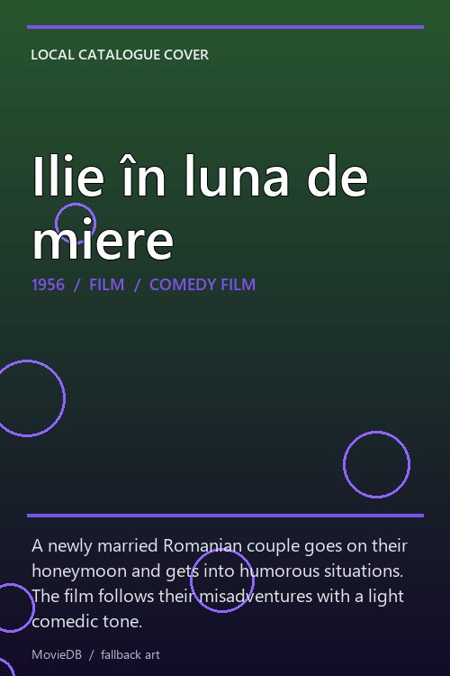 Ilie în luna de miere poster