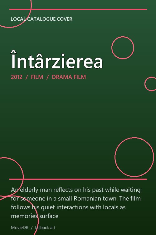 Întârzierea poster