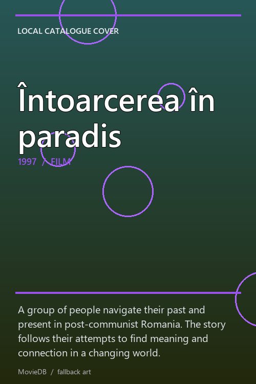 Întoarcerea în paradis poster