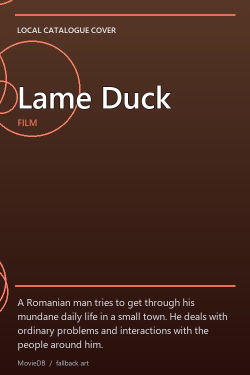 Lame Duck poster