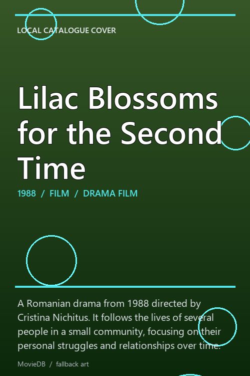 Lilac Blossoms for the Second Time poster
