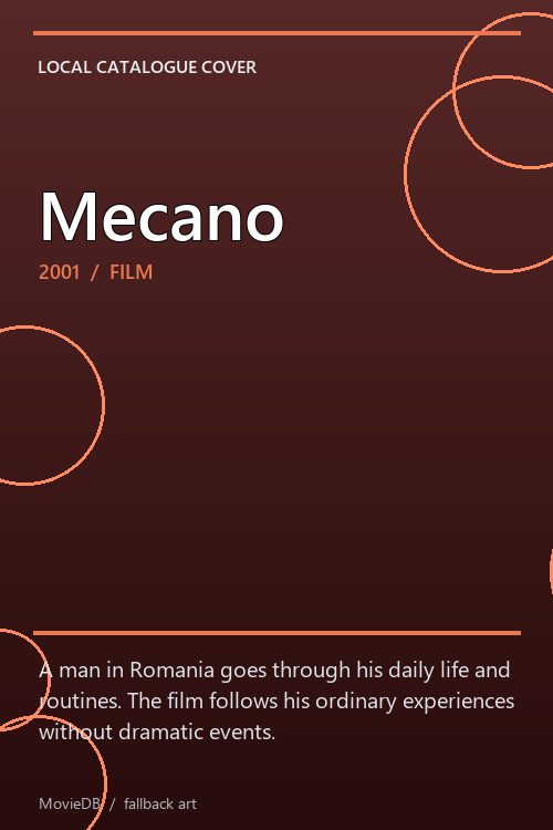 Mecano poster