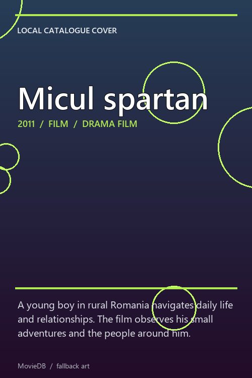 Micul spartan poster