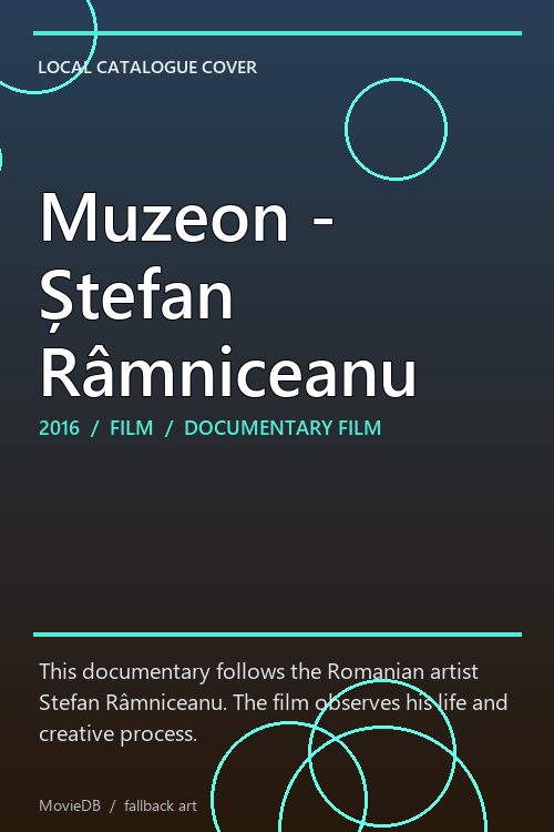 Muzeon - Ștefan Râmniceanu poster