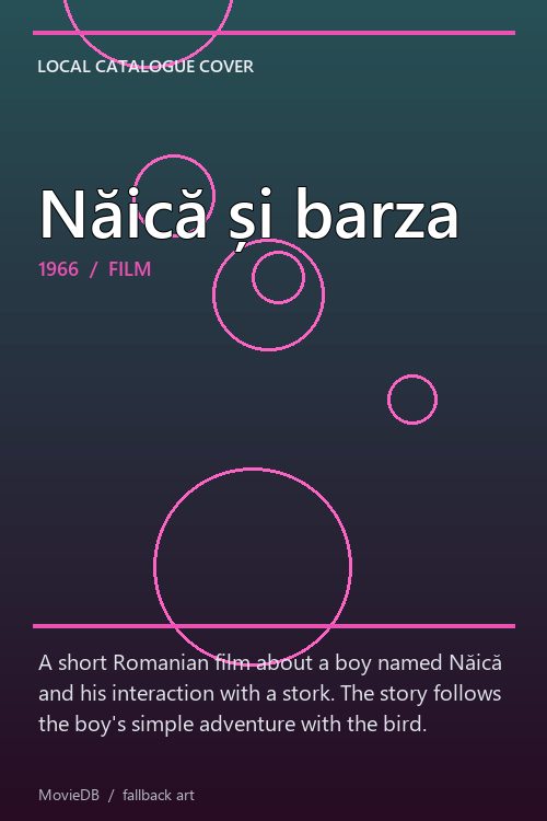 Năică și barza poster