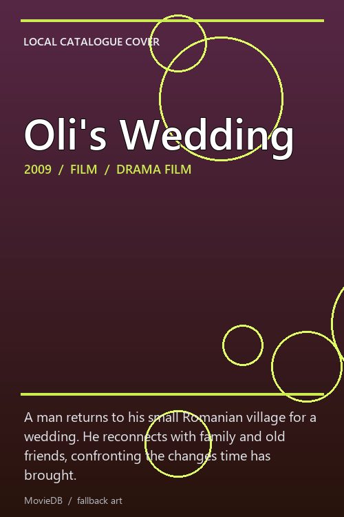 Oli's Wedding poster