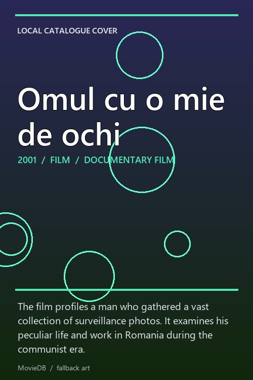 Omul cu o mie de ochi poster