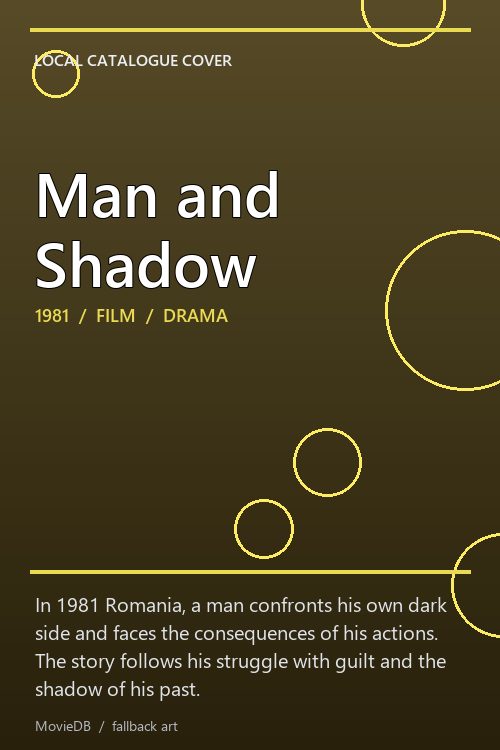 Man and Shadow poster