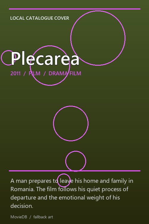 Plecarea poster