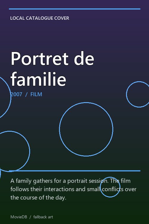 Portret de familie poster