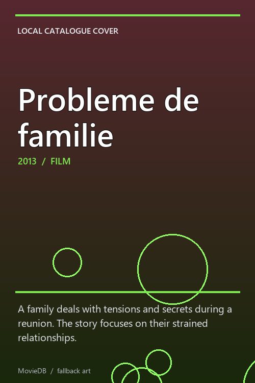Probleme de familie poster
