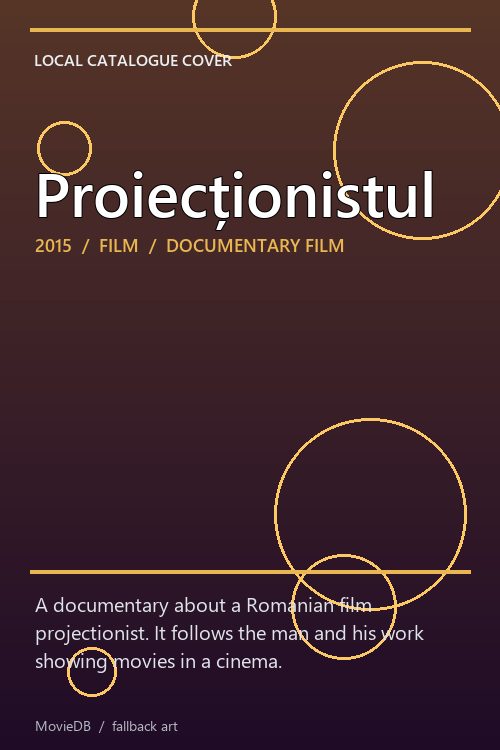 Proiecționistul poster