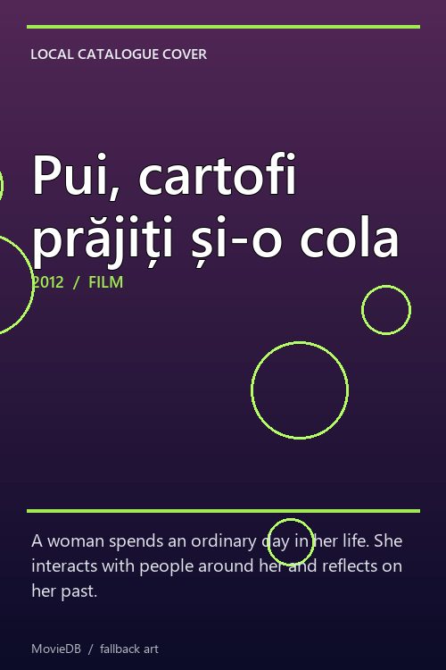 Pui, cartofi prăjiți și-o cola poster