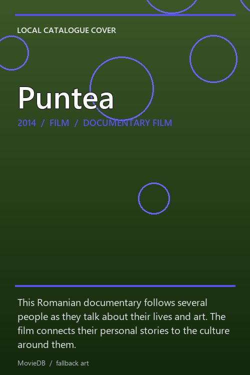 Puntea poster