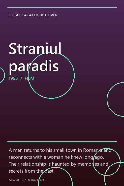 Straniul paradis poster