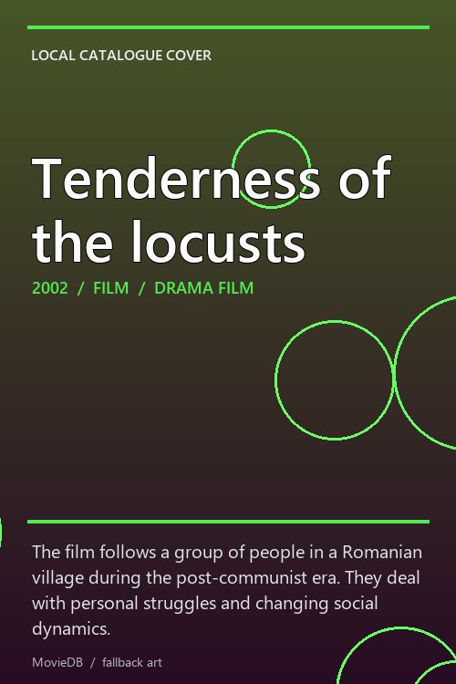 Tenderness of the locusts poster