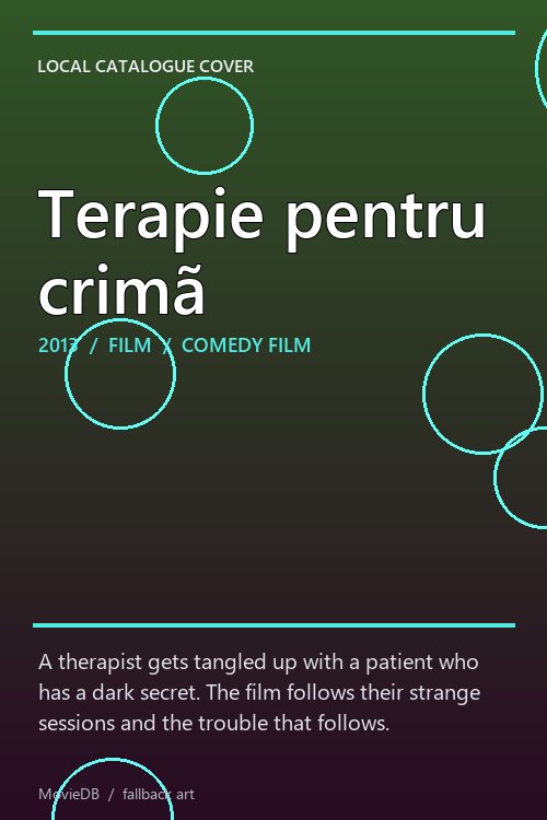 Terapie pentru crimã poster
