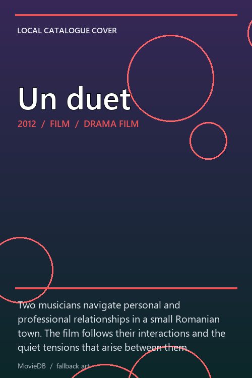 Un duet poster