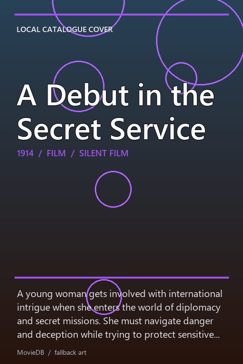 A Debut in the Secret Service poster
