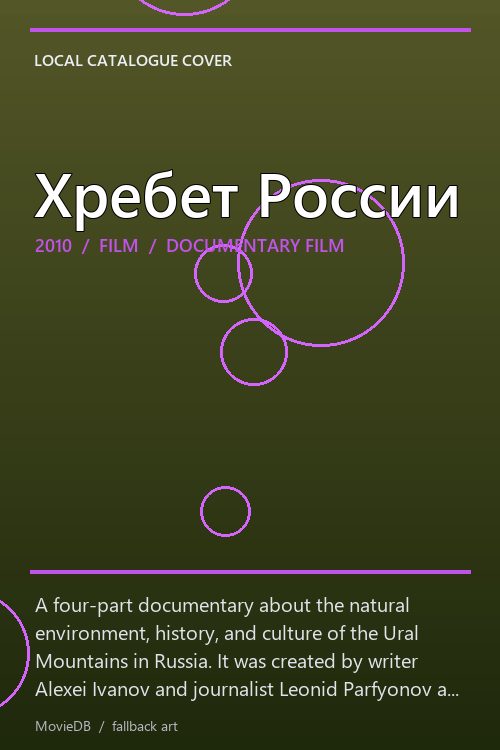 Хребет России poster