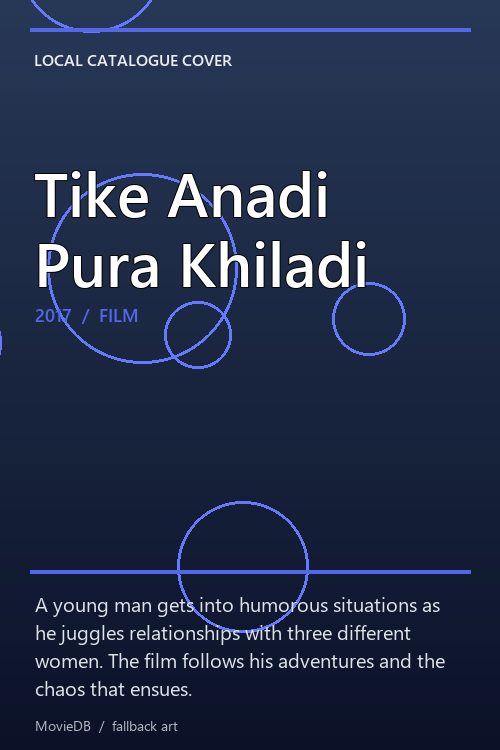 Tike Anadi Pura Khiladi poster