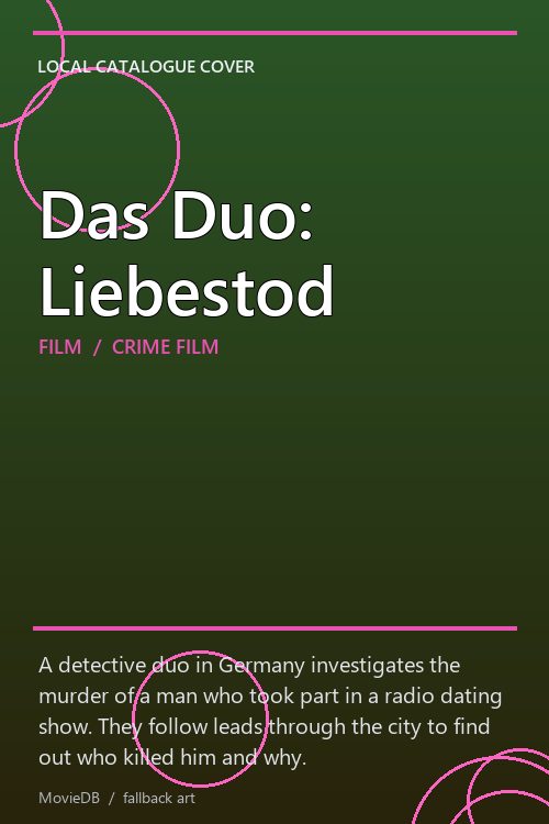 Das Duo: Liebestod poster