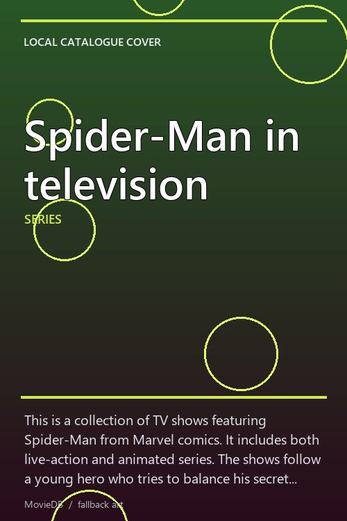 Spider-Man in television poster