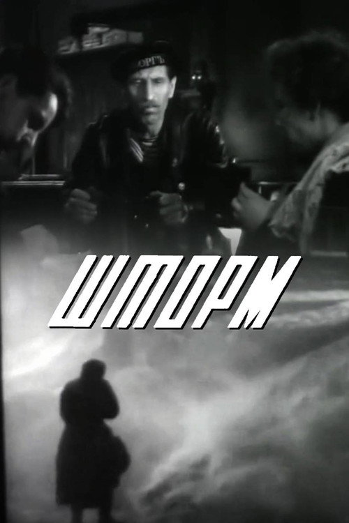 Shtorm (1957 film) poster