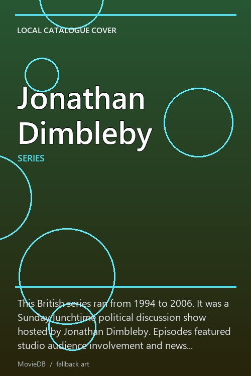 Jonathan Dimbleby poster
