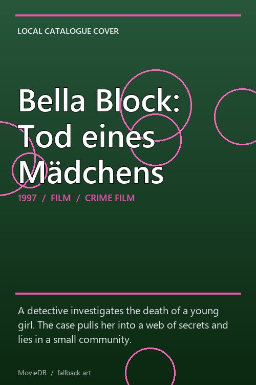 Bella Block: Tod eines Mädchens poster