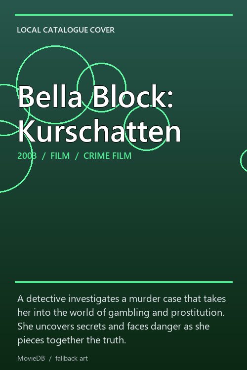 Bella Block: Kurschatten poster