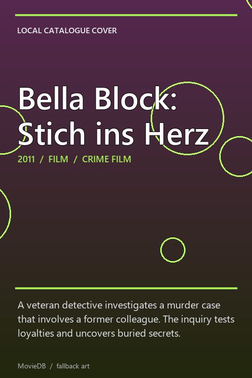 Bella Block: Stich ins Herz poster