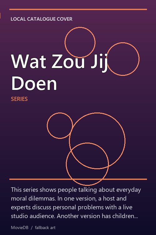 Wat Zou Jij Doen poster