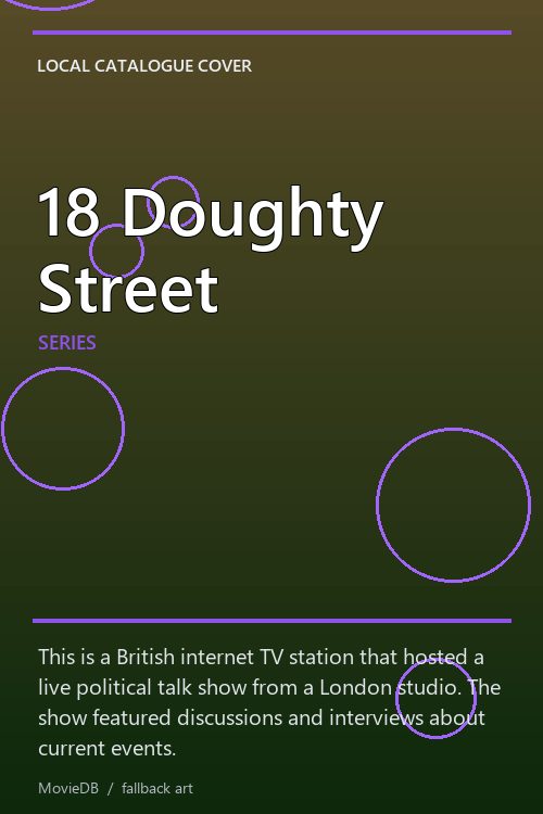 18 Doughty Street poster