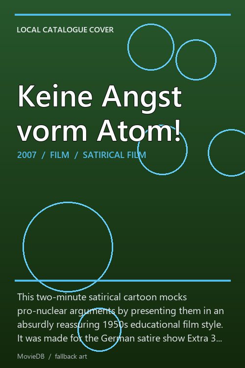 Keine Angst vorm Atom! poster