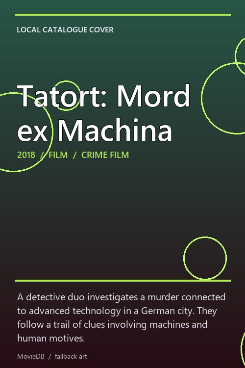 Tatort: Mord ex Machina poster