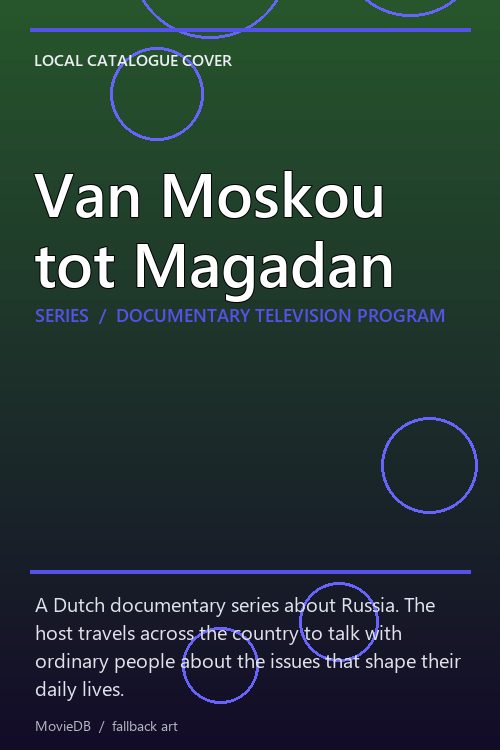 Van Moskou tot Magadan poster