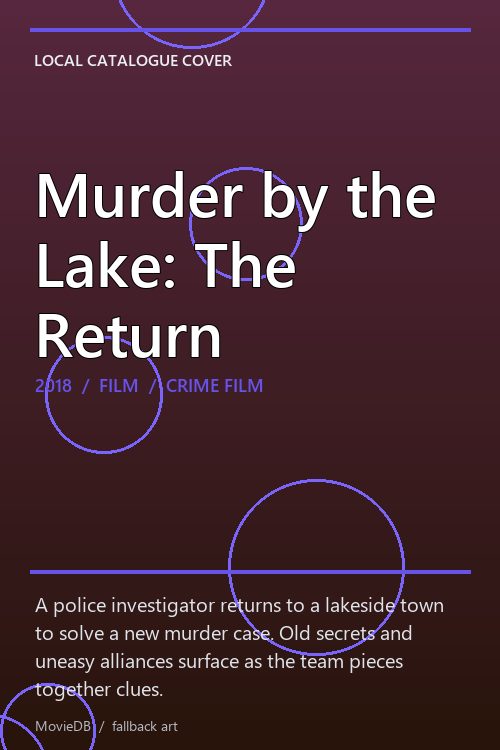 Murder by the Lake: The Return poster