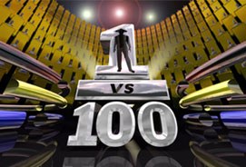 1 vs. 100 poster