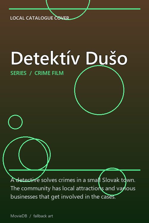Detektív Dušo poster