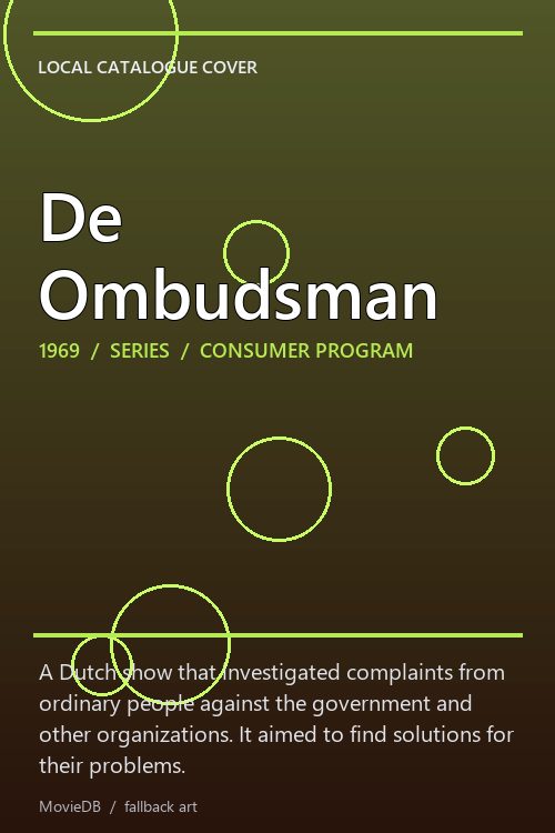De Ombudsman poster