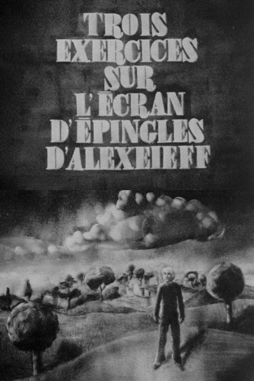 Trois exercices sur l’écran d’épingles d’Alexeieff poster