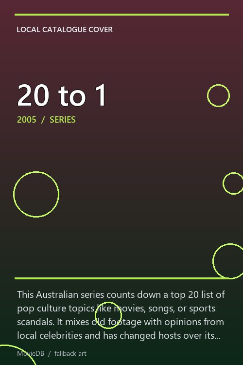 20 to 1 poster