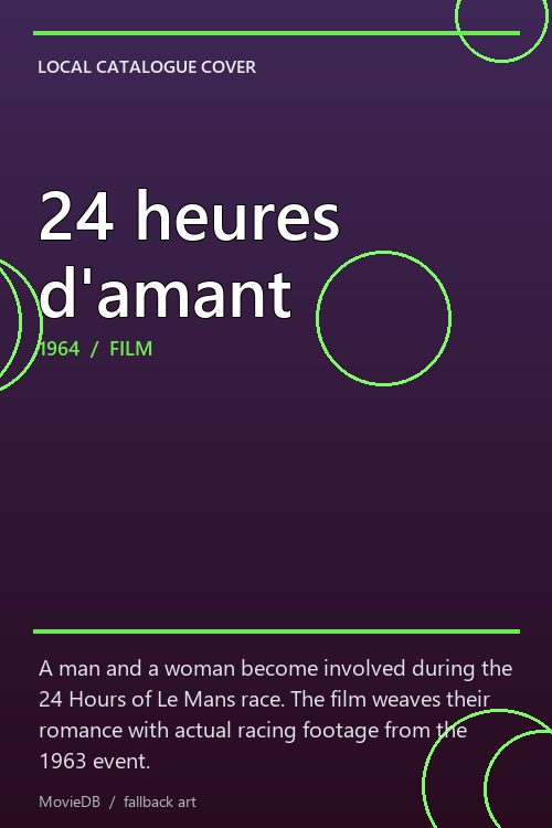 24 heures d'amant poster